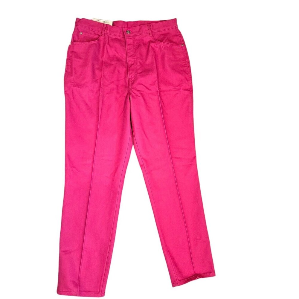 Vintage Womens Size 14 Mom Jeans Pink Barbiecore Tapered Leg Inseam 29 Gitano